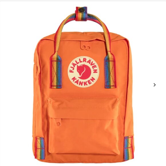 Fjallraven Handbags - Fjallraven - Unisex Kanken Rainbow MIni Backpack, O/S, color orange.
